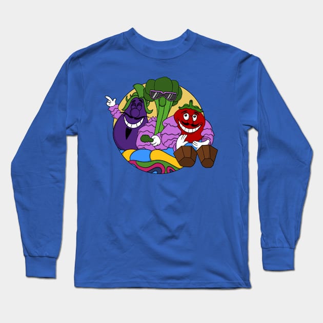 Colander Combo Long Sleeve T-Shirt by Mouse Magic with John and Joie